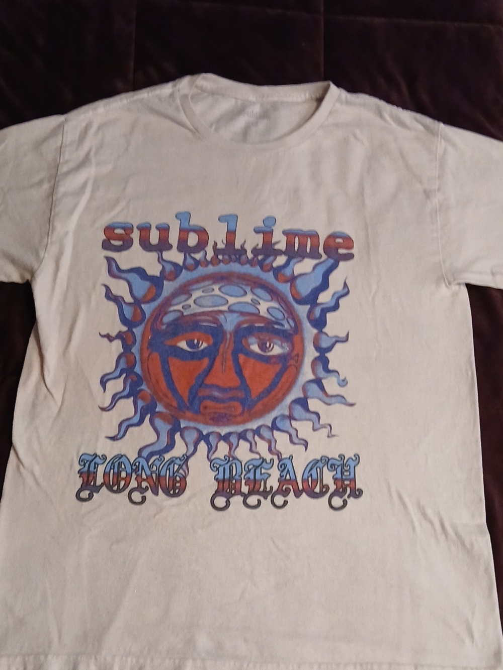 Sublime Long Beach Sun Graphic Art Print - Pale Pink